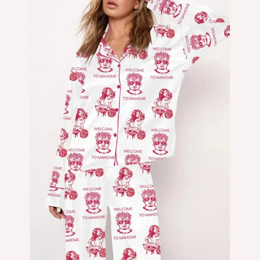 Welcome To Mahome Chiefs KC Art Print Pajama Set