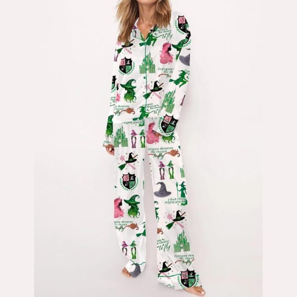 Wicked Musical Movie Satin Pajama Set