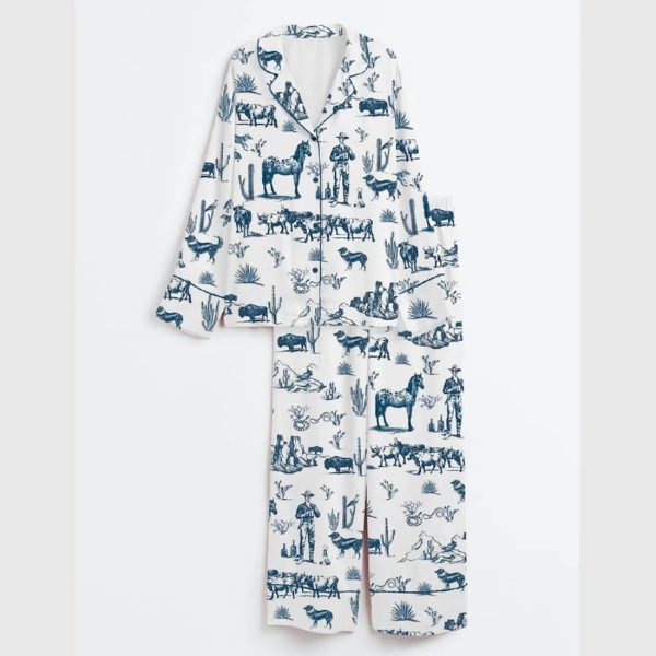 Wild West Adventure Satin Pajama Set