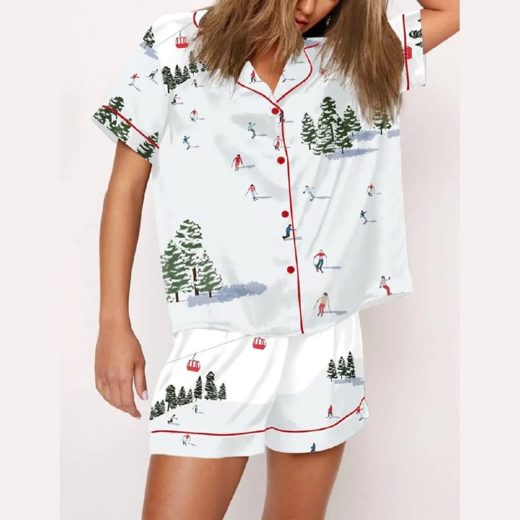 Women's Apres Ski Mountain Pajama Set