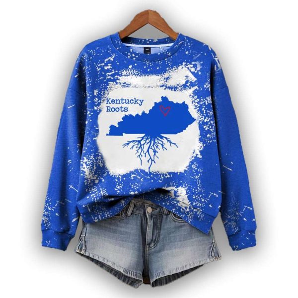 Women’s Kentucky Roots Print Crewneck Sweatshirt