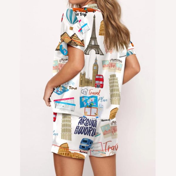 World Travel Pajama Set