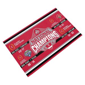 Ohio State National Champions 2024 Doormat