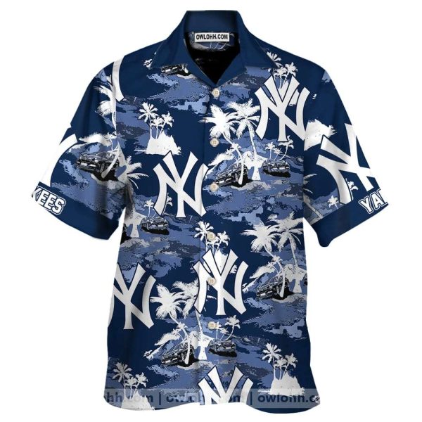 Yankees Tommy Bahama Hawaiian Shirt