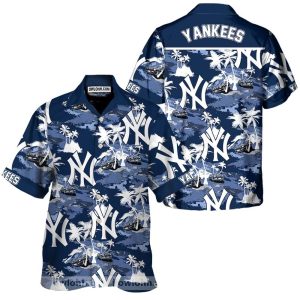 Yankees Tommy Bahama Hawaiian Shirt