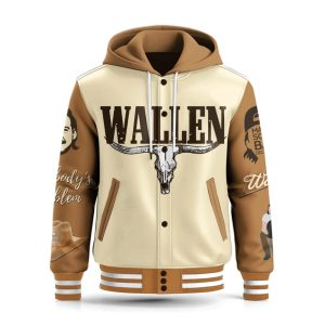 Morgan Wallen Im The Problem Tour 2025 Hooded Baseball Jacket1