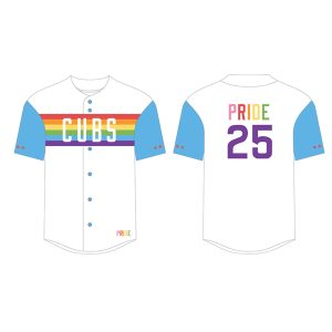 Cubs Pride Celebration Jersey 2025 Giveaway