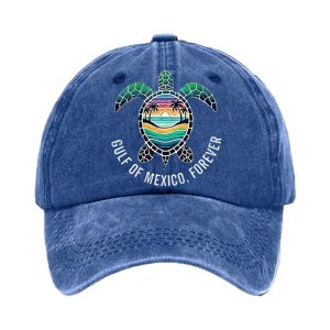 Unisex Gulf Of Mexico Forever Sea Turtle Hat