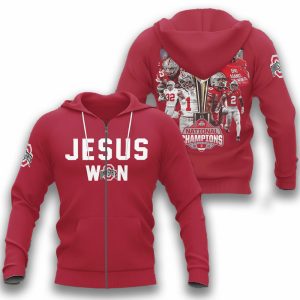 Ohio State Football Jesus Won 2024 National Champions Shirt1