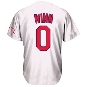 2025 Cardinals Replica Masyn Winn Home White Jersey Giveaway 3