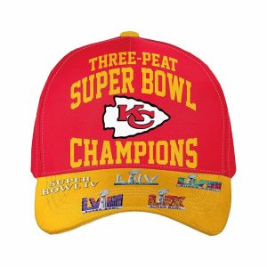 Three Peat Super Bowl Champions Cap