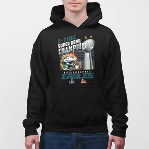 2 Time Super Bowl Champions Eagles Shirt 5