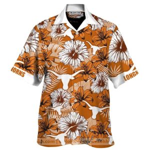 Longhorns Hawaiian Shirt1