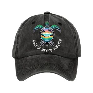 Unisex Gulf Of Mexico Forever Sea Turtle Hat1