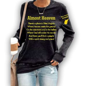 Retro West Virginia Strong Almost Heaven Sweatshirt1