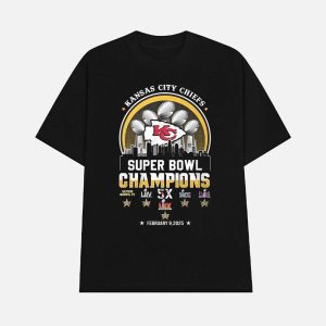 Chiefs 5X Super Bowl Champions Shirt 1