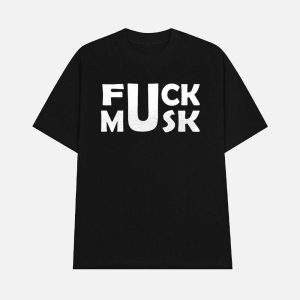 Retro Fuck Musk Print Sweatshirt 1