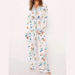 Ski Holiday Pajama Set1