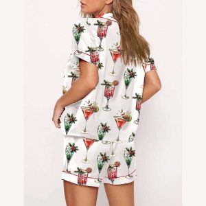 Christmas Cocktail Pajama Set1