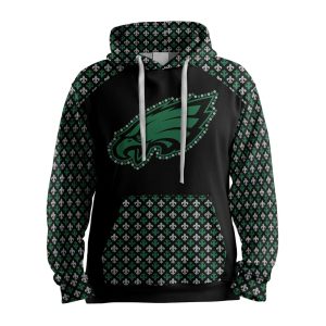 Mardi Gras Philadelphia Football Unisex Hoodie