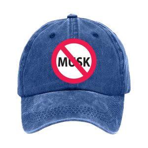 Retro Anti Musk Print Baseball Cap1