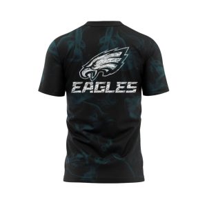 Smoker Midnight Green Eagles Super Bowl LIX Champions Lombardi Trophy Shirt2