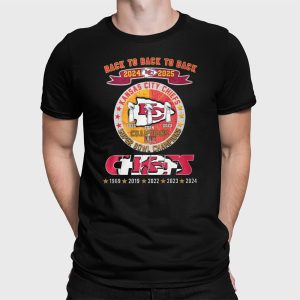 Back To Back To Back Chiefs 2024 2025 Super Bowl Champions Shirt 4