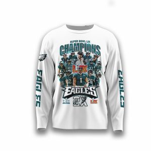 Eagles 2X Super Bow Champions 2025 Sweatshirt1