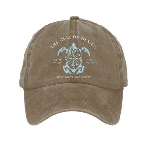 The Gulf Of Mexico ESTD 1550 Stay Salty And Resist Cap2