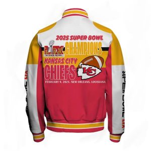 Chiefs Super Bowl LIX Winning Spirit Baseball Jacket 3