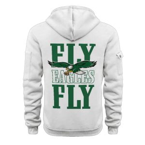 Bird Gang Philadelphia Football Quater Zip Hoodie2