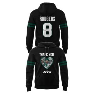 Jets 2025 Thank You Rodgers Hoodie 1