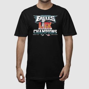 Eagles Super Bowl Champions 2 Two Sided Shirt 3