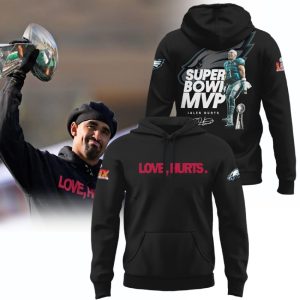 Eagles Love Hurts Super Bowl LIX Champions Shirt1