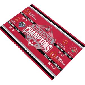 Ohio State National Champions 2024 Doormat 2