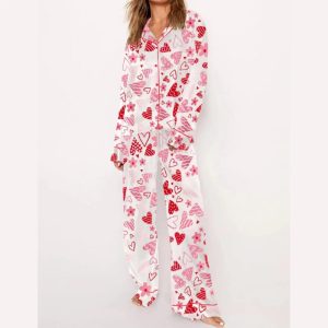 Valentine Heart Pajama Set1