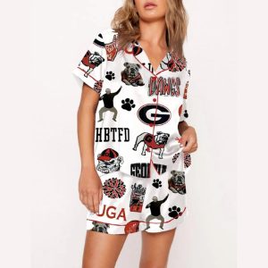 University Of Georgia Football Pajama Set1