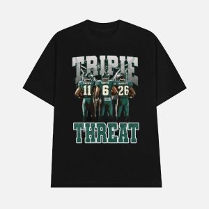 Super Bowl Triple Threat Eagles Shirt 1