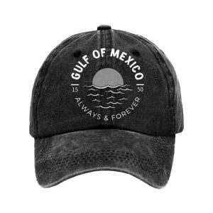 Gulf Of Mexico 1550 Always And Forever Print Baseball Cap