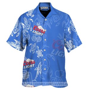 Coors Light Hawaiian Shirt1