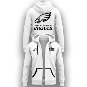 Eagles Super Bowl Zip Hoodie 2025