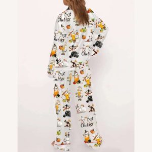 Beer Drinking Snowman Pajama Set2