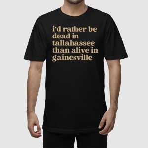 Mike Martin I'd Rather Be Dead In Tallahassee Than Alive In Gainesville Shirt 1 Mike Martin Id Rather Be Dead In Tallahassee Than Alive In Gainesville Shirt 2