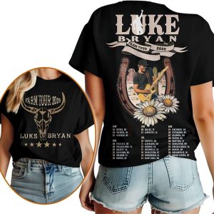 Luke Bryan Farm Tour 2025 Two-Sided Shirt