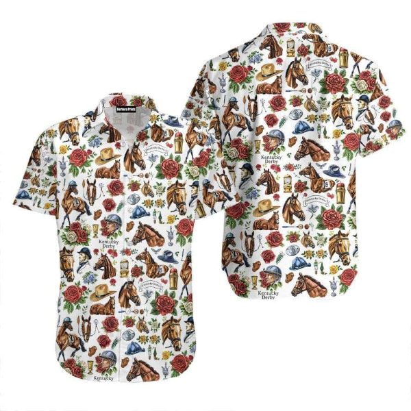 150th Kentucky Derby Horse Racing Hawaiian Shirt