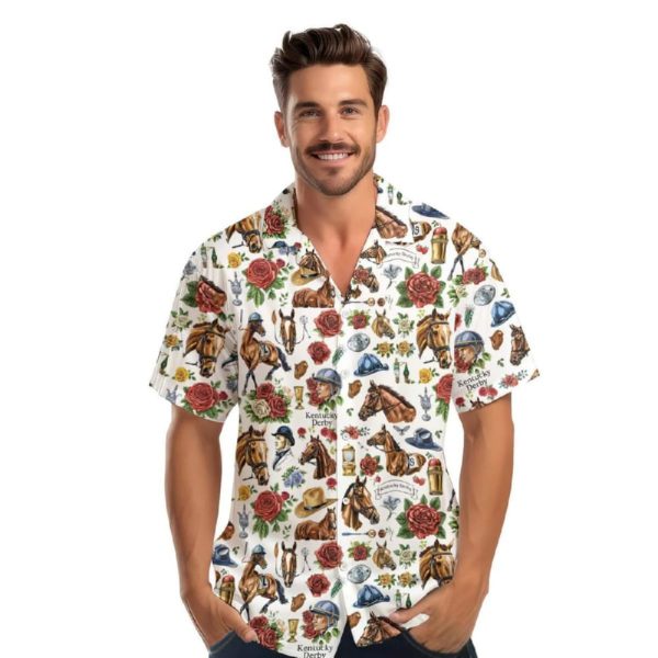 150th Kentucky Derby Horse Racing Hawaiian Shirt