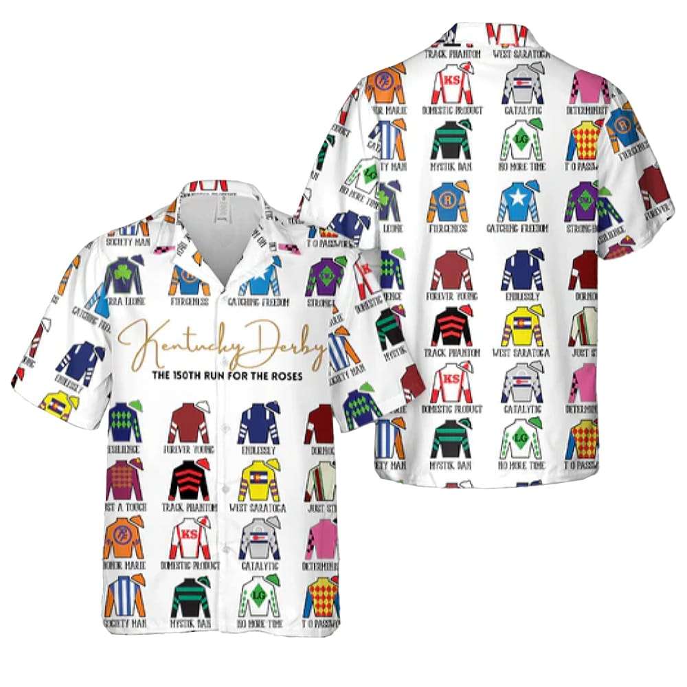 2025 Kentucky Derby Jockey Silks Hawaiian Shirt 2025 Kentucky Derby Jockey Silks Hawaiian Shirt