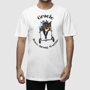 Gracie Cat Brave Strong Warrior Shirt 2