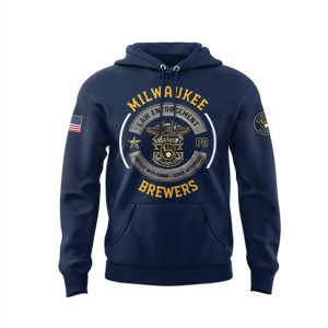 Brewers x Law Enforcement Appreciation Day 2025 Hoodie1