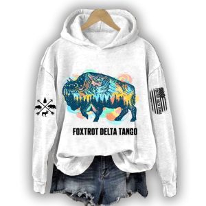 Yak Foxtrot Delta Tango FDT Printed Hoodie2